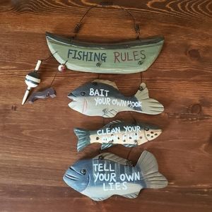 Fishing Rules Sign